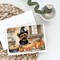 Edge Collections - 5" x 7" - Multicolor - Yorkie's Treasures Whimsical Fall Pumpkins Greeting Cards - 8 Pieces